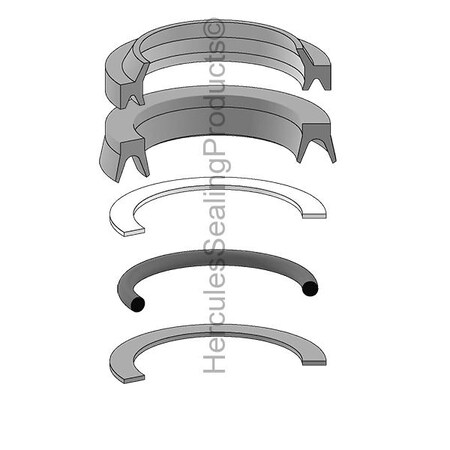 Hydro-Line - After Market Parts Hydraulic Cylinder Repair Kit- 4-1/2 Rod Kit N5-660-36V